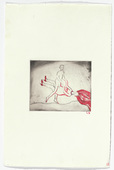 Louise Bourgeois. Untitled, plate 1 of 5, from the illustrated book, The Laws of Nature. 2000-2001