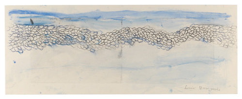Louise Bourgeois. Untitled, no. 2 of 42 in La Rivière Gentille (set 1), from the series of installation sets (1-3). 2007