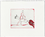 Louise Bourgeois. Untitled, plate 1 of 5, from the illustrated book, The Laws of Nature. 2001