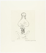 Louise Bourgeois. La Nausée, plate 1 of 7, from the portfolio, La Réparation. 2003