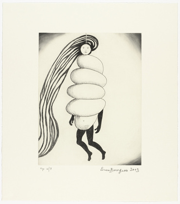 Louise Bourgeois. Spiral Woman, plate 2 of 7, from the portfolio, La Réparation. 2003