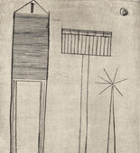 Louise Bourgeois. Plate 6 of 9, from the illustrated book, He Disappeared into Complete Silence, first edition (Example 1). 1947