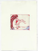 Louise Bourgeois. Untitled, plate 2 of 5, from the illustrated book, The Laws of Nature. 2000-2001
