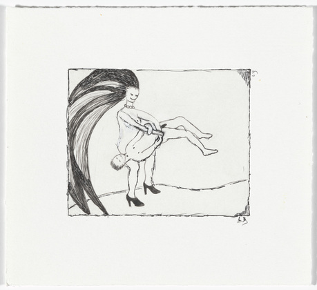 Louise Bourgeois. Untitled, plate 2 of 5, from the illustrated book, The Laws of Nature. 2001