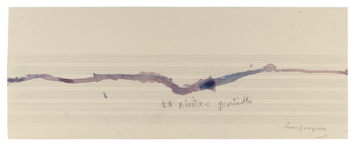 Louise Bourgeois. Untitled, no. 15 of 42 in La Rivière Gentille (set 1), from the series of installation sets (1-3). 2007