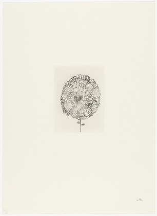Louise Bourgeois. Untitled, plate 1 of 10, from the portfolio, Homely Girl, A Life. 1992