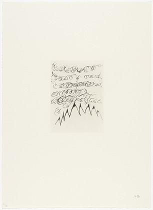 Louise Bourgeois. Untitled, plate 9 of 10, from the portfolio, Homely Girl, A Life. 1992