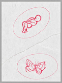 Louise Bourgeois. Baby and Butterfly. 2007