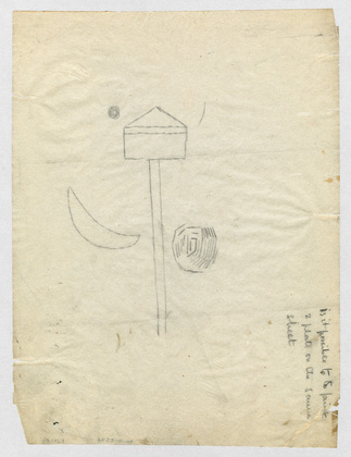 Louise Bourgeois. Untitled (Study for L'Allée Montante). c. 1947