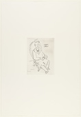Louise Bourgeois. Untitled, plate 13 of 14, from the portfolio, Autobiographical Series. 1993