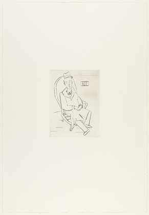 Louise Bourgeois. Untitled, plate 13 of 14, from the portfolio, Autobiographical Series. 1993