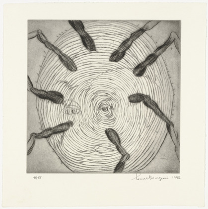 Louise Bourgeois. Untitled, plate 6 of 9, from the portfolio, Ode à Ma Mère. 1995