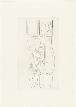Louise Bourgeois. Untitled, plate 4 of 14, from the portfolio, Autobiographical Series. 1993