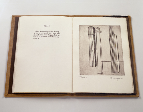 Louise Bourgeois. Plate 3 of 9, from the illustrated book, He Disappeared into Complete Silence, first edition (Example 2). 1947