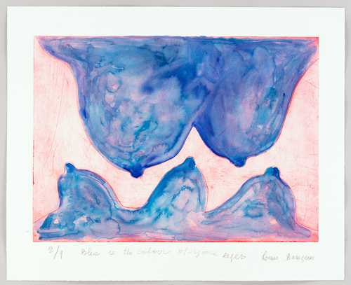 Louise Bourgeois. Blue Is the Color of Your Eyes. 2008