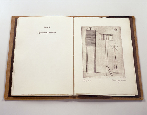 Louise Bourgeois. Plate 6 of 9, from the illustrated book, He Disappeared into Complete Silence, first edition (Example 2). 1947