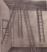 Louise Bourgeois. Plate 8 of 9, from the illustrated book, He Disappeared into Complete Silence, first edition (Example 2). 1947