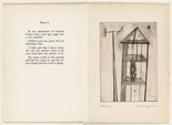 Louise Bourgeois. Plate 4 of 9, from the illustrated book, He Disappeared into Complete Silence, first edition (Example 3). 1947