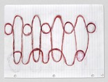 Louise Bourgeois. Untitled, no. 93 of 220, from the series, The Insomnia Drawings. 1995