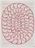 Louise Bourgeois. Untitled, no. 181 of 220, from the series, The Insomnia Drawings. 1995