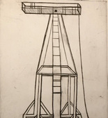 Louise Bourgeois. Plate 5 of 9, from the illustrated book, He Disappeared into Complete Silence, first edition (Example 4). 1947