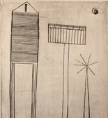 Louise Bourgeois. Plate 6 of 9, from the illustrated book, He Disappeared into Complete Silence, first edition (Example 4). 1947
