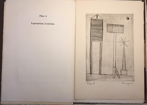 Louise Bourgeois. Plate 6 of 9, from the illustrated book, He Disappeared into Complete Silence, first edition (Example 4). 1947