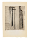 Louise Bourgeois. Plate 3 of 9, from the illustrated book, He Disappeared into Complete Silence, first edition (Example 5). 1947