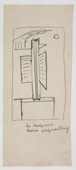 Louise Bourgeois. He Disappeared Dessin Preparatory. 1947