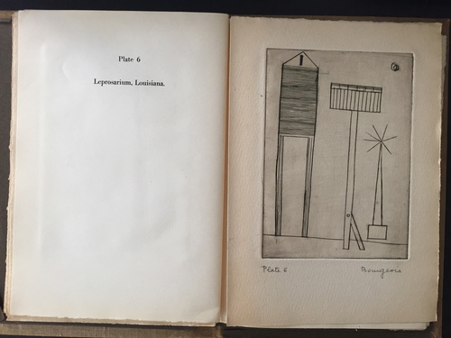 Louise Bourgeois. Plate 6 of 9, from the illustrated book, He Disappeared into Complete Silence, first edition (Example 6). 1947