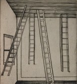 Louise Bourgeois. Plate 8 of 9, from the illustrated book, He Disappeared into Complete Silence, first edition (Example 6). 1947