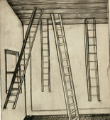 Louise Bourgeois. Plate 8 of 9, from the illustrated book, He Disappeared into Complete Silence, first edition (Example 7). 1947
