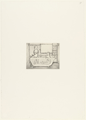 Louise Bourgeois. Untitled, plate 5 of 14, from the portfolio, Autobiographical Series. 1994