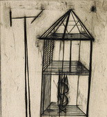 Louise Bourgeois. Plate 4 of 9, from the illustrated book, He Disappeared into Complete Silence, first edition (Example 8). 1947