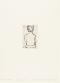 Louise Bourgeois. Untitled, plate 3 of 14, from the portfolio, Autobiographical Series, component B. 1993