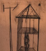 Louise Bourgeois. Plate 4 of 9, from the illustrated book, He Disappeared into Complete Silence, first edition (Example 11). 1947