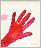 Louise Bourgeois. Untitled, no. 2 of 9, from the suite, My Left Hand. 2004