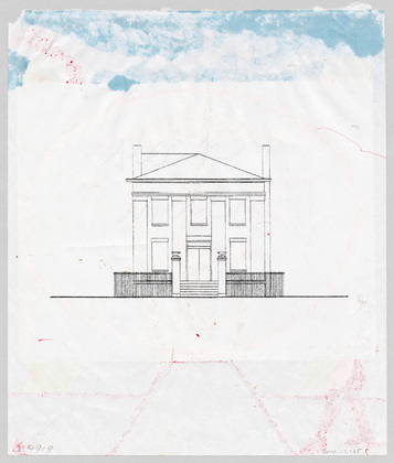 Louise Bourgeois. The Rectory (verso) (Study for The Rectory). 2003
