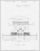 Louise Bourgeois. The Rectory (verso) (Study for The Rectory). 2003
