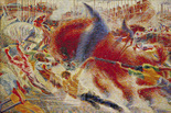 Umberto Boccioni. The City Rises. 1910