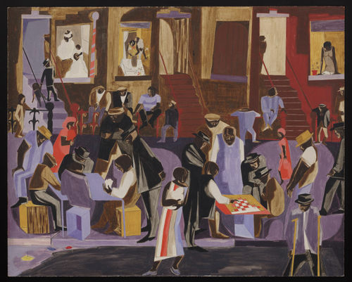 Jacob Lawrence. Street Shadows. 1959