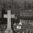 Walker Evans. A Graveyard and Steel Mill in Bethlehem, Pennsylvania. 1935