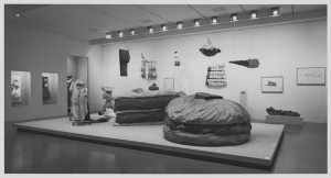 IN902a.20 Installation view of the exhibition Claes Oldenburg at MoMA (September 23–November 23, 1969). Photo: James Mathews; courtesy of MoMA