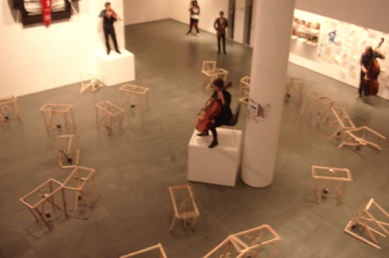 Machine Project's Walking Tables and Wrestling Foals