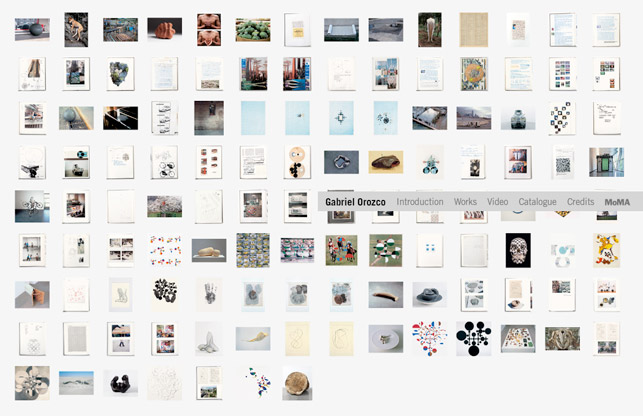 orozco_home The <i>Gabriel Orozco</i> website