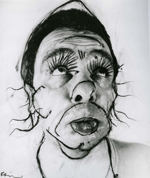 Arnulf Rainer. Untitled. 1969-74.Oil stick on gelatin silver print, 23 x 19" (58.4 x 48.3 cm). The Museum of Modern Art. Gift of Joachim Aberbach (by exchange). © 2010 Arnulf Rainer