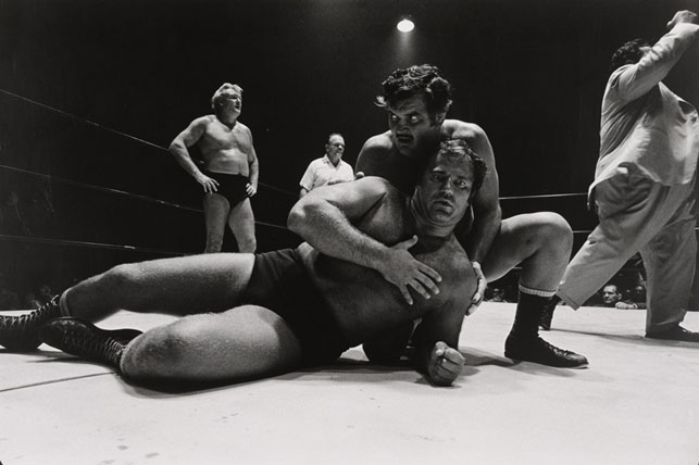 Geoff Winningham.Tag Team Action. 1971. Gelatin silver print. The Museum of Modern Art. John Spencer Fund