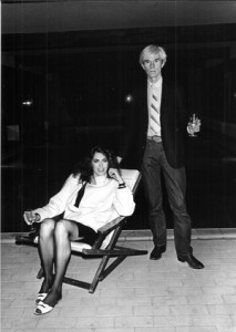 Kathryn Bigelow and Andy Warhol, Deauville, September 1981. Photo: Philippe Ledru