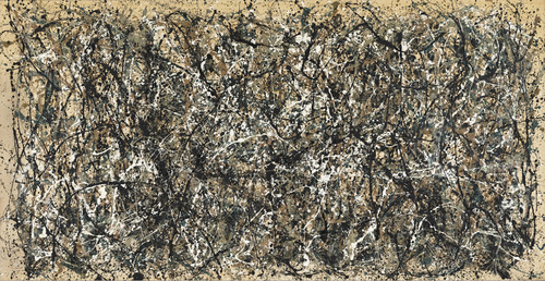 Jackson Pollock. One: Number 31, 1950. 1950. Oil and enamel paint on canvas, 8' 10" x 17' 5 5/8" (269.5 x 530.8 cm). Sidney and Harriet Janis Collection Fund (by exchange). © 2012 Pollock-Krasner Foundation / Artists Rights Society (ARS), New York