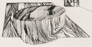 Richard Artschwager. Interior #2. 1977. Detail.